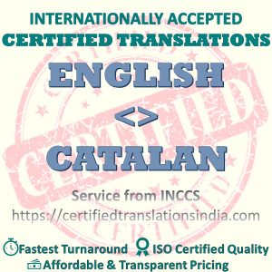 English to Catalan Medical Certificate translation
