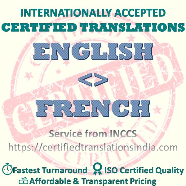 English to French Birth Certificate translation