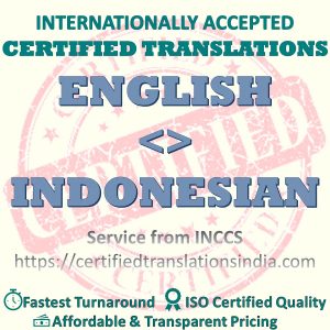 English to Indonesian Criminal Record translation