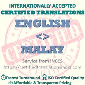 English to Malay Drivers License translation