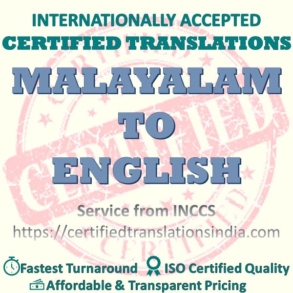 English to Malay Medical Certificate translation