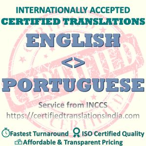 English to Portuguese Death Certificate translation