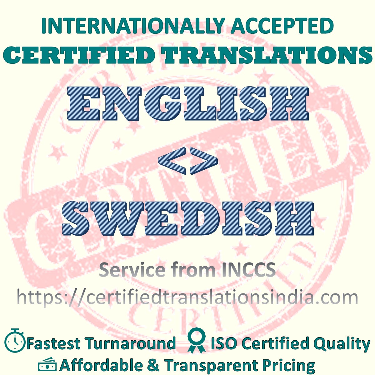English to Swedish Birth Certificate Certified Translation  91 8828165468