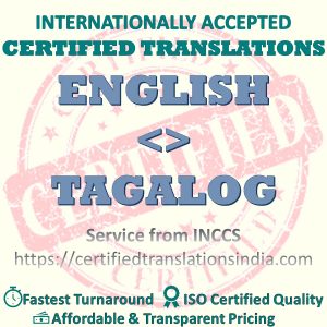 English to Tagalog MBBS Certificate translation