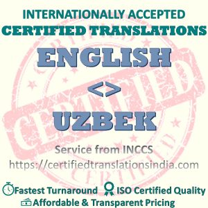 English to Uzbek Bank Statement translation