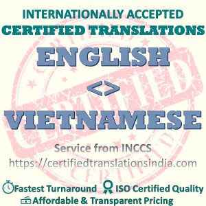 English to Vietnamese Criminal Record translation