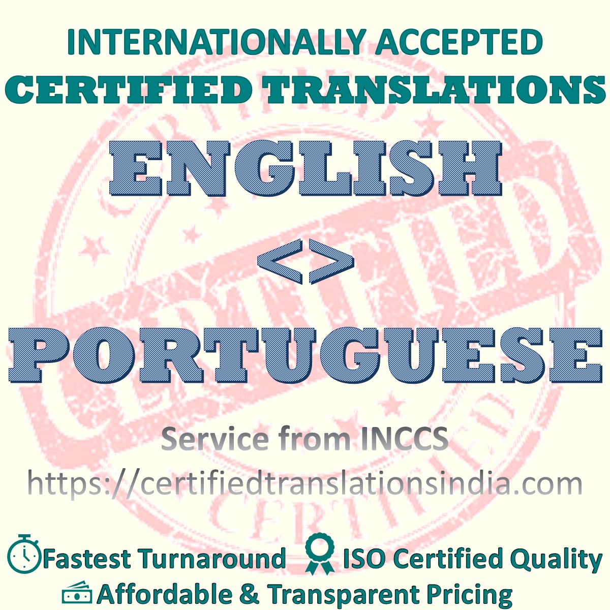 Portuguese to English Transcript Certificate